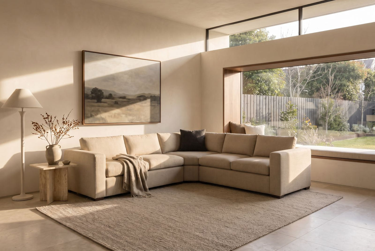 Daytona Sectional in a finished room