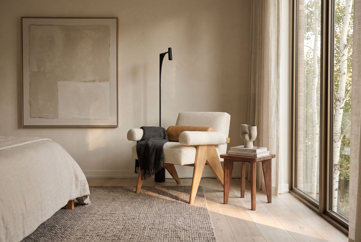 Easton Accent Chair in a finished room