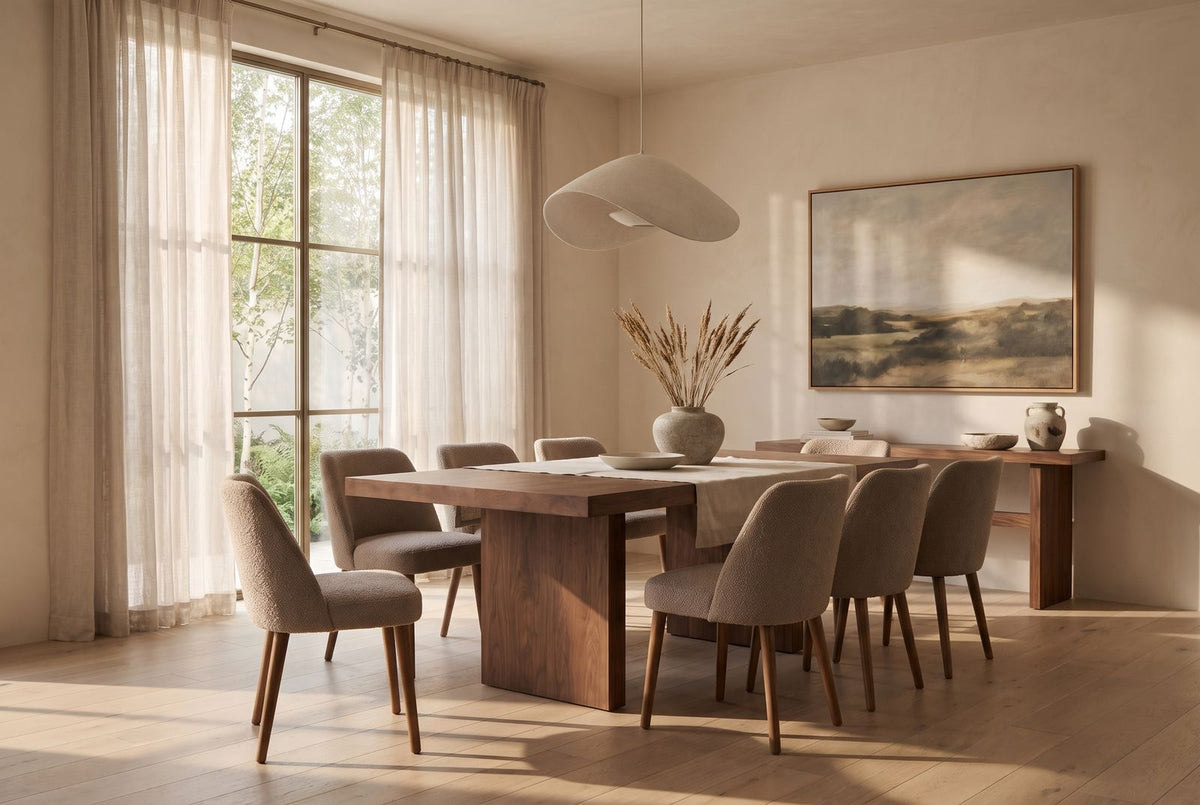 Petronas Dining Table - Rectangular in a finished room
