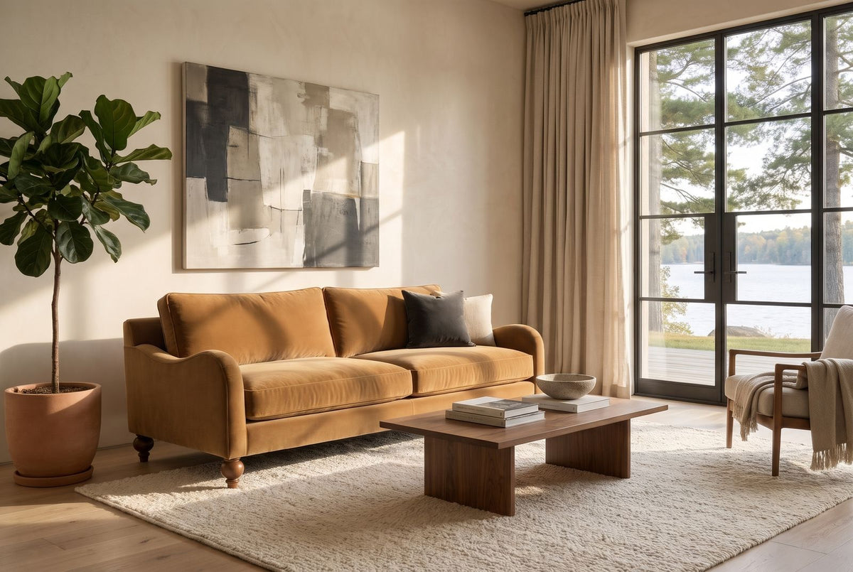 Windermere Sofa in a finished room