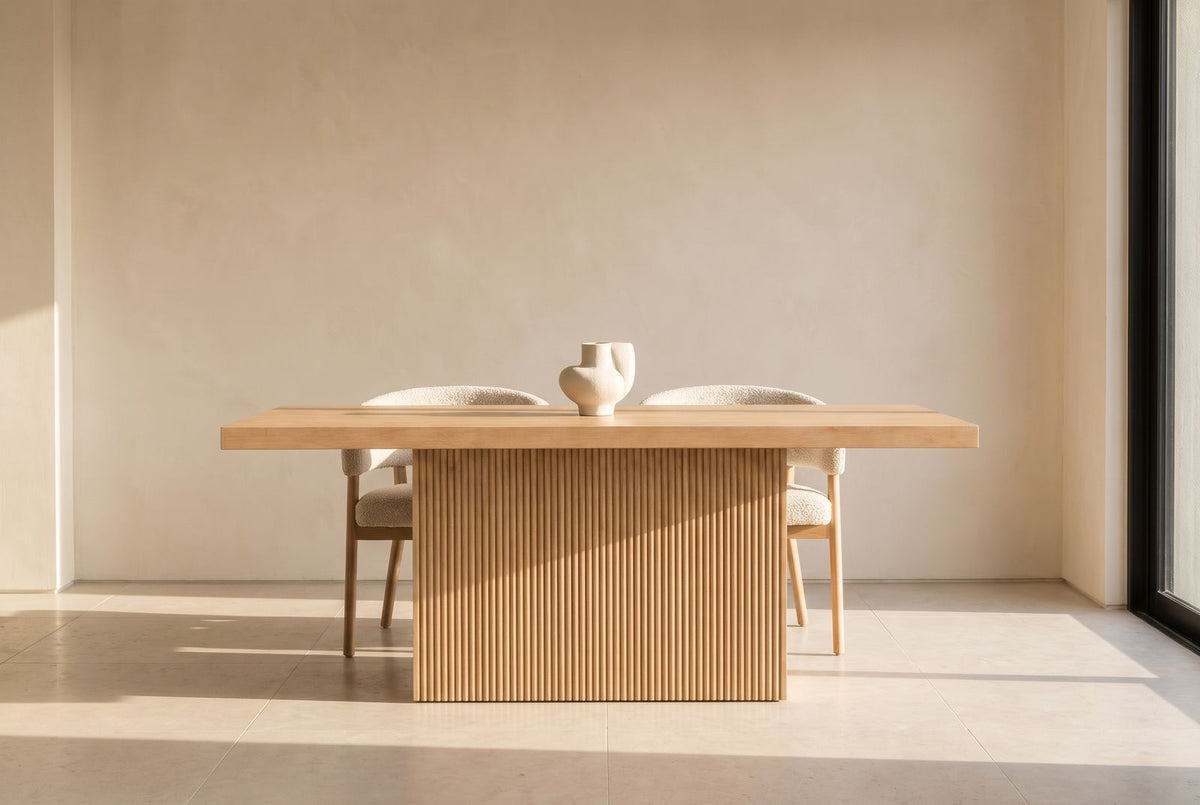 Aysha Dining Table - Wood Top
