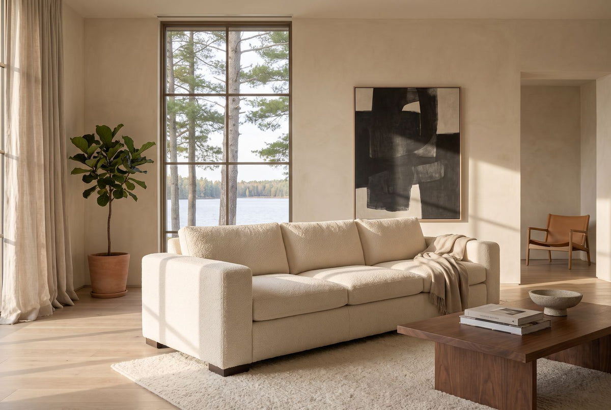 Bobby Modular Loveseat in a finished room