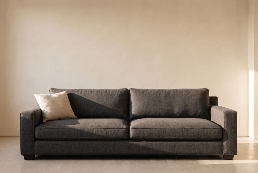 Paloma XL Sofa in charcoal heathered wool