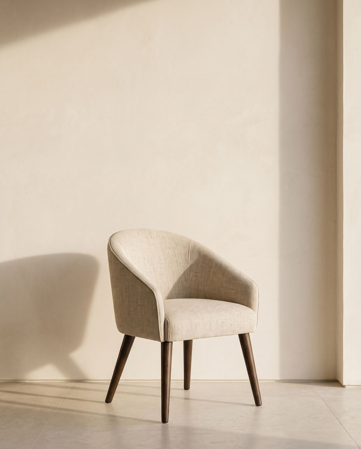 Tanya Dining Chair in tobacco leather