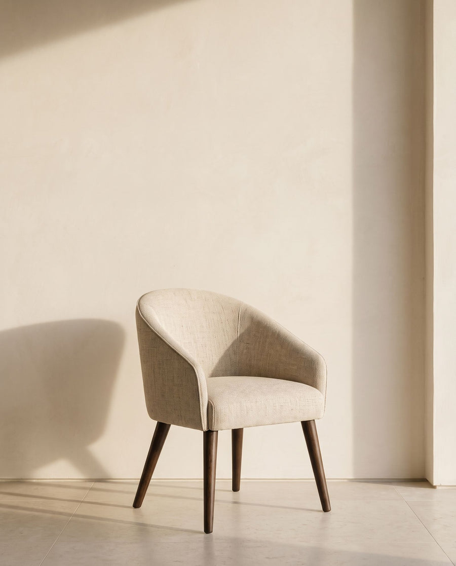 Tanya Dining Chair in tobacco leather